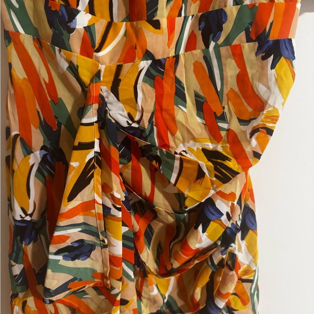 Vestique Multicolor Abstract Pattern Mini Dress - Picture 6 of 6